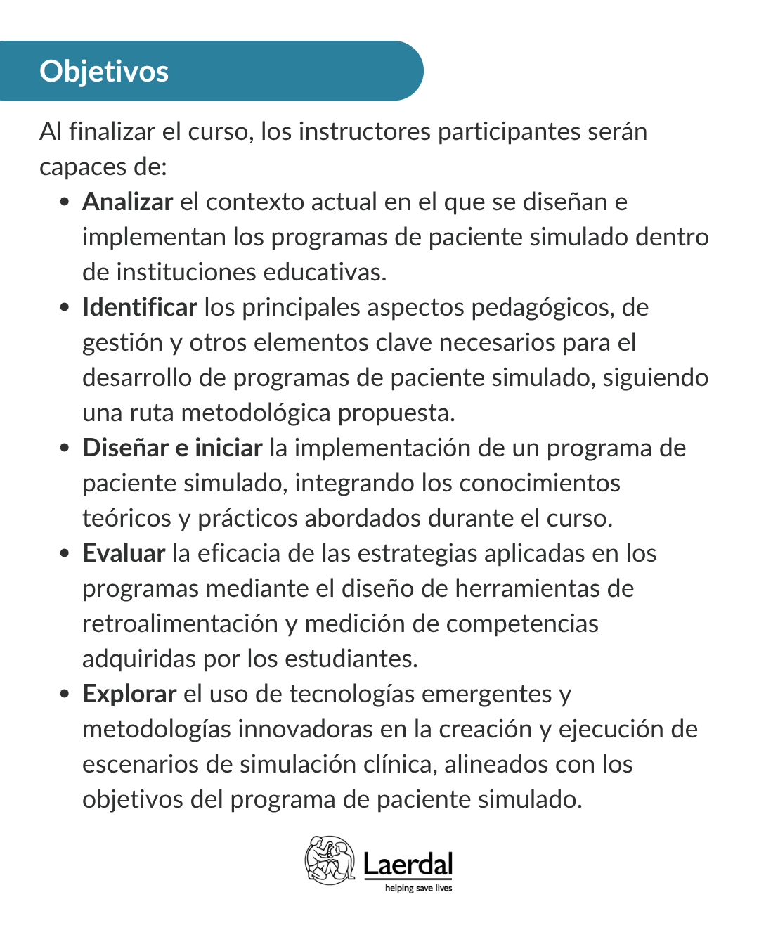 Curso Ruta de Construcción de Programas de Paciente Simulado
