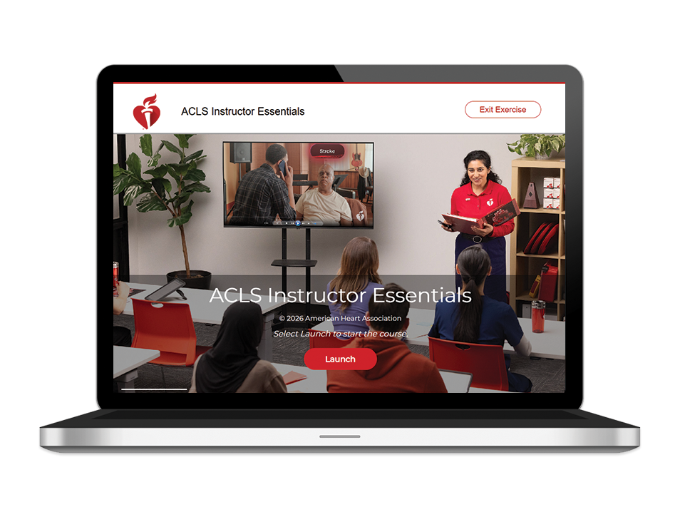 ACLS Instructor Essentials Online & Core (International English)