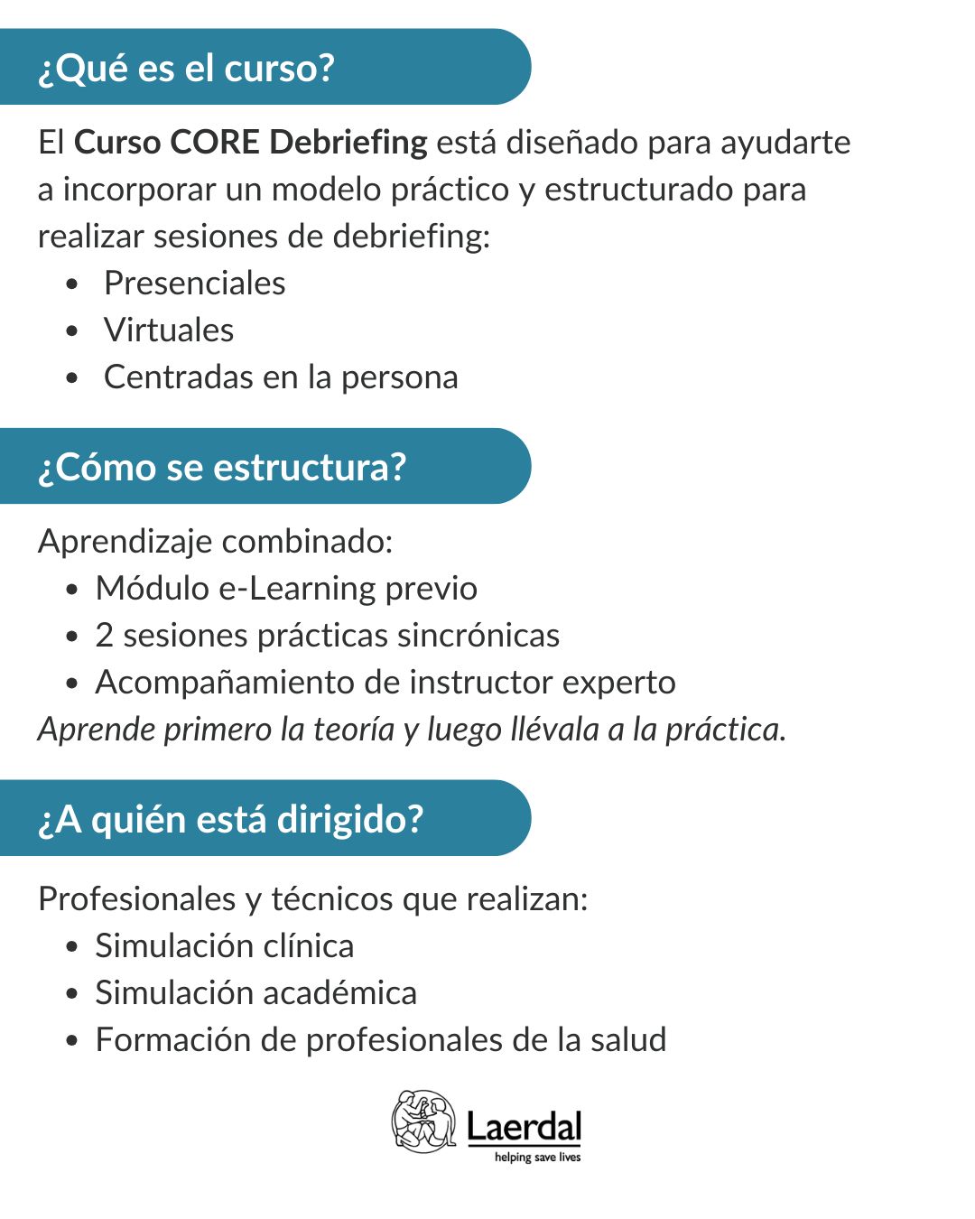 Curso CORE Debriefing
